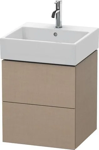 Duravit L-Cube Waschtischunterbau wandhängend Leinen Matt 484x459x544 mm - LC627407575 LC627407575