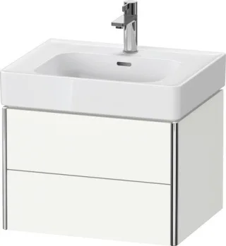 Duravit XSquare Waschtischunterbau wandhängend Weiß Seidenmatt 584x470x397 mm - XS4378036360000 XS4378036360000