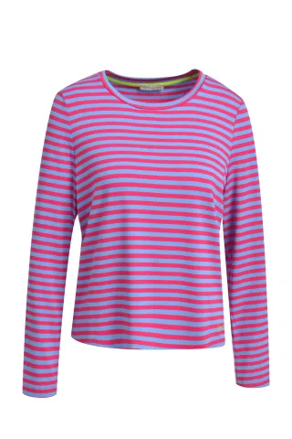 HeartKiss - T-Shirt Stripes Longsleeves candy print - Gr. - M