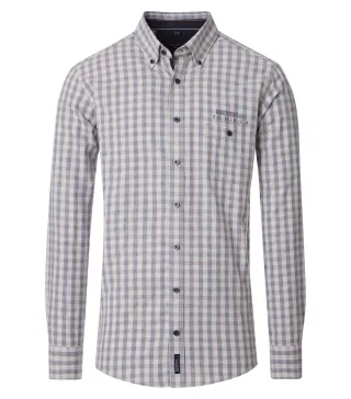 CASAMODA - Flanellhemd beige - Gr. - XXL