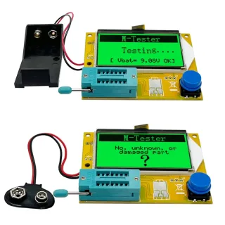 LCR-T4 Multifunctional Transistor Tester Capacitor Resistor Diode Triode Thyristor Double Diode Thyristor Tester