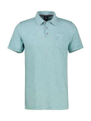 LERROS - POLO-KNOPF coastal blue - Gr. - XXL