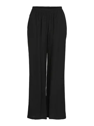 VILA - VICLO HW LOOSE PANTS - NOOS black beauty - Gr. - 38