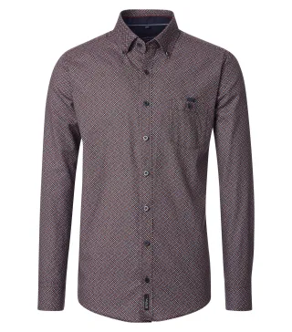 CASAMODA - Freizeithemd braun - Gr. - XXL