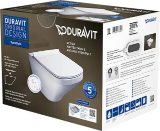 Duravit DuraStyle WC-Set wandhängend 373x540x393 mm - 45510900A11 45510900A11