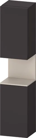Duravit Qatego Hochschrank Graphit Supermatt 400x360x1760 mm - QA1346R91800010 QA1346R91800010