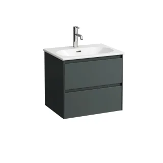 Laufen Waschtisch und Waschtischunterschrank LUA SET LANI 455x600x527 H8600832661041