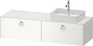 Duravit White Tulip Konsolenwaschtischunterbau wandhängend Weiß Seidenmatt 1600x550x408 mm - WT4890R WT4890R36360000