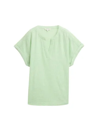 Tom Tailor - Loose Fit Bluse pistachio green - Gr. - 36