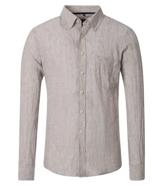 CASAMODA - Leinenhemd beige - Gr. - M