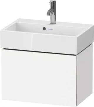 Duravit L-Cube Waschtischunterbau wandhängend Weiß Supermatt 584x391x394 mm - LC611908484 LC611908484