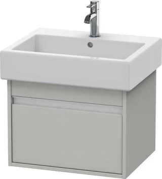 Duravit Ketho Waschtischunterbau wandhängend Betongrau Matt 550x440x410 mm - KT668600707 KT668600707