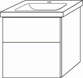 Sanipa Waschtischunterbau mit Auszügen 3way BP4631B