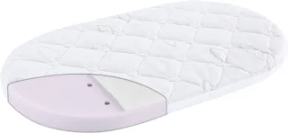 Träumeland Babymatratze "Light passend für Hartan - 33 x 78 x 6 cm, oval" 6 cm hoch 1-tlg., 1 Stk. tlg.
