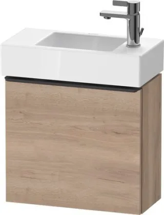 Duravit D-Neo Waschtischunterschrank wandhängend Tür:1, TA:RE, Gr:Dia.Schw DE4219RBD550000