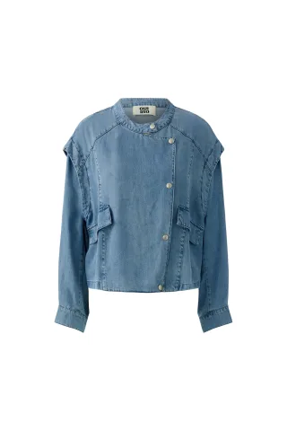 Oui - Jacke darkblue denim - Gr. - 42