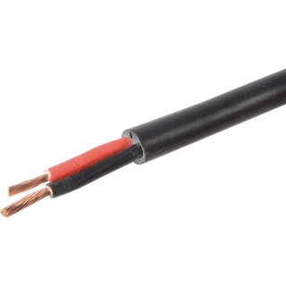 HERTH&BUSS Kabel, FLYY, 2-adrig, 50m schwarz/rot - 51275348000