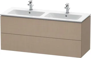 Duravit L-Cube Waschtischunterbau wandhängend Leinen Matt 1290x481x550 mm - LC625807575 LC625807575