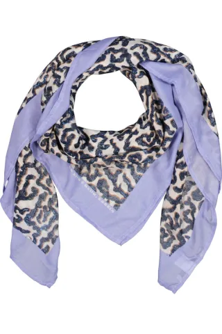Garcia - Halstuch mit modischem Animal-Print blau - Gr. - ONE SIZE