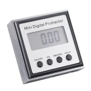 Drillpro Stainless Steel 360 Degree Mini Digital Protractor Inclinometer Electronic Level Box Magnetic Base Measuring To