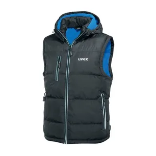 uvex Thermo Stepp-Weste schwarz/blau 6XL - 9866717
