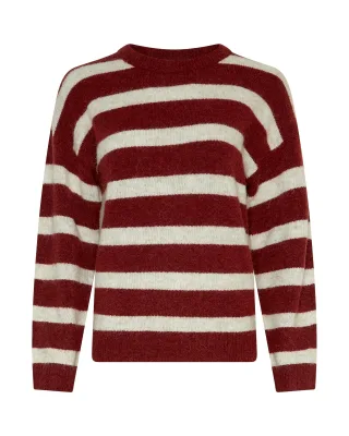 msch copenhagen - MSCHFestina Hope Pullover STP syrah oat mel - Gr. - L/XL