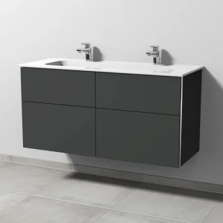 Sanipa 3way Keramik-Set Keramik-Waschtisch und Unterbau (BP483) BP4831B