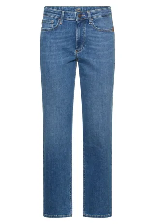camel active - 5 Pocket Straight Fit Jeans mid blue used - Gr. - 30/30