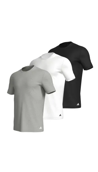 Adidas Sportswear Underwear - Crew Neck Shirt (3PK) assorted - Gr. - XXL