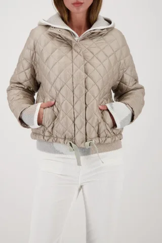 monari - Steppjacke lattemacchiato - Gr. - 36