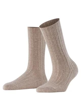 FALKE - FALKE Cosy Wool Special Edition Damen beige mel. - Gr. - 37.5