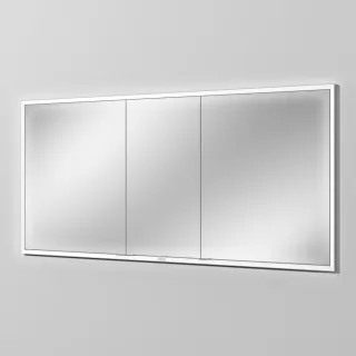 Sanipa Reflection Aluminium-Wandeinbau-Spiegelschrank WIM 160 mit LED-Beleuchtung, AU0496L AU0496L