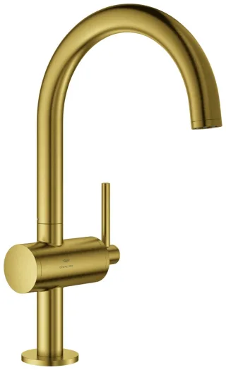 GROHE Einhand-Waschtischbatterie Atrio 24362 L-Size cool sunrise gebürstet, 24362GN0 24362GN0