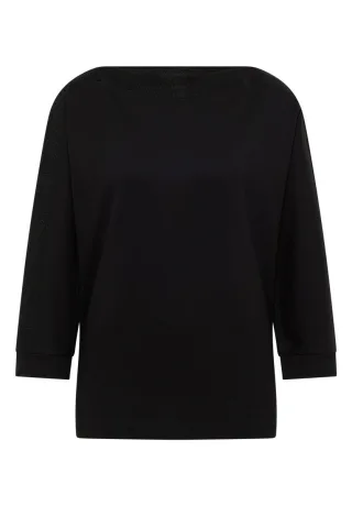 Cecil - Batwing Shirt mit Tape schwarz - Gr. - XS