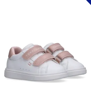 Tommy Hilfiger Sneaker Klettschuh, Halbschuh, Freizeitschuh mit Logoverzierung