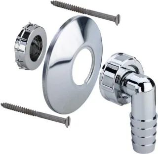 Viega Zubehörsatz 5635.90C, in G1 x 85mm Kunststoff verchromt 398491
