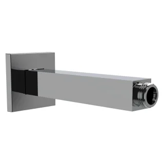 LAUFEN Brausedeckenarm, quadratische Rosette, Länge 150mm, passend zu HF504732100000, chrom HF546027100000