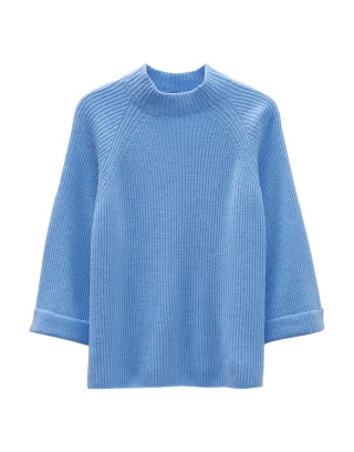 someday - Strickpullover - Tijoulie blau - Gr. - 42