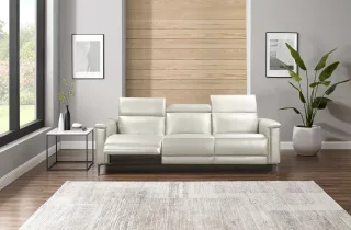 OTTO home 3-Sitzer "LUND B: 222 cm - OTTO. Verlässliche Qualität. Mit Relaxfunktion" in 2 Sitzen (links/rechts), manuell/elektrisch (USB-C), Kopfteilverst.