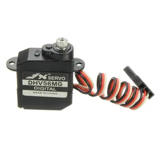 2pcs JX Servo DHV56MG 5.6g DS Digital Coreless MG Metal Gear HV Servo 1.2kg 0.10sec