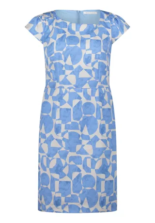Betty & Co - Etuikleid dark blue/nature - Gr. - 46