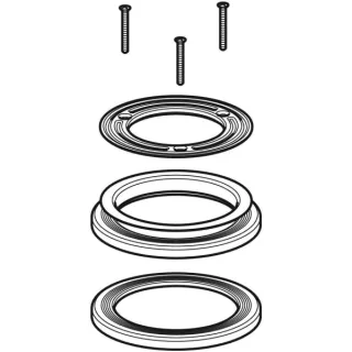 Geberit Klemmflansch, zu Geberit Duschwannenabläufen d90, 243567001 243567001