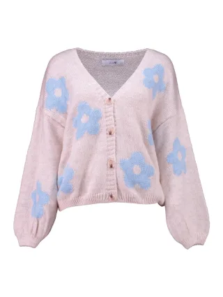 HaILYS - LS A CD Fl44ower beige/lblue flower - Gr. - XS/S