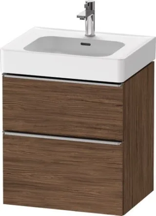 Duravit D-Neo Waschtischunterbau wandhängend Nussbaum dunkel Matt 584x452x625 mm - DE4376070210000 DE4376070210000
