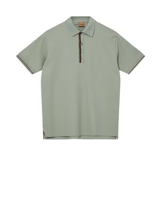 mos mosh gallery - MMGHarvey Polo Ss Tee menthol green - Gr. - L