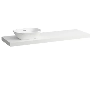 Laufen Waschtisch-Platte LANI 495x1570x65 mit Aussschnitt links H4046921122601