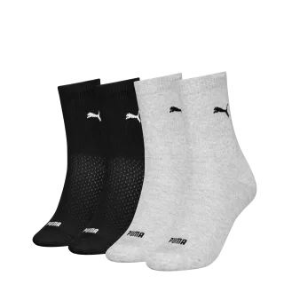 PUMA Socken "PUMA WOMEN SOCK 4P ECOM" 4er-Pack, mit unterstützender Fußgewölbestruktur