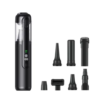Tevorex Cordless Handheld Car Vacuum with Green Light,16000PA Suction,USB Rechargeable, Brushless Motor, Digital Display