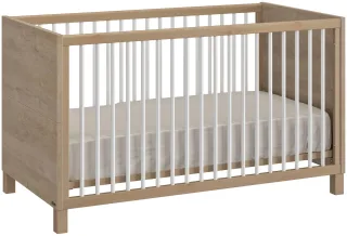 Gami Babybett "Babybett Achille" Zum „Little Bed“ umbaubar mit 140 cm Umbauseiten (optional).