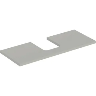 Geberit ONE Waschtisch-Platte, Ausschnitt mittig, für Aufsatzwaschtisch Schalenform 505275007